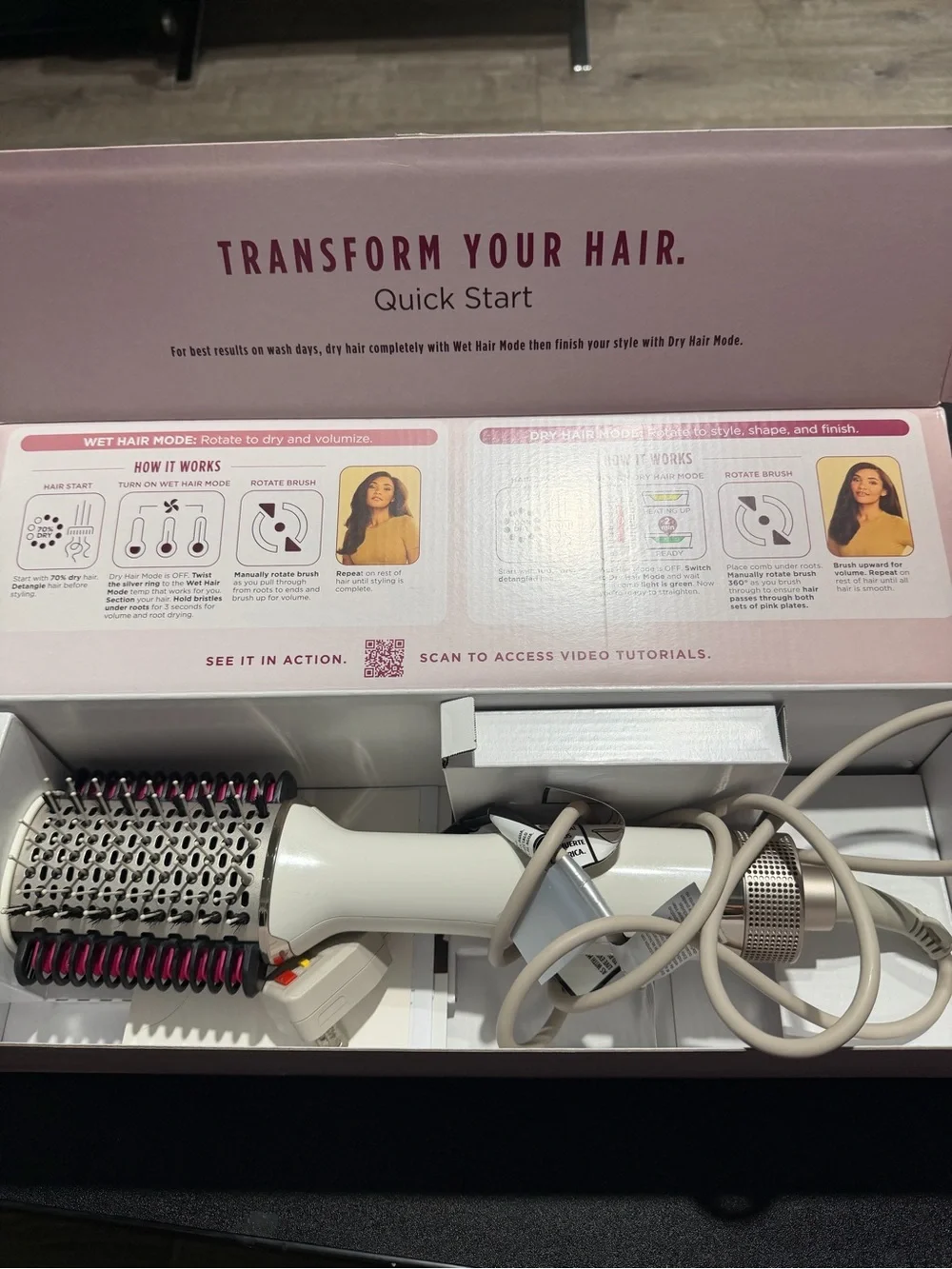 All Hair Heated Comb Styler - Plum